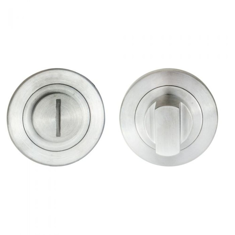 This is an image of Eurospec - Steelworx 316 Turn and Release - Satin Stainless Steel available to order from T.H Wiggans Architectural Ironmongery in Kendal, quick delivery and discounted prices.