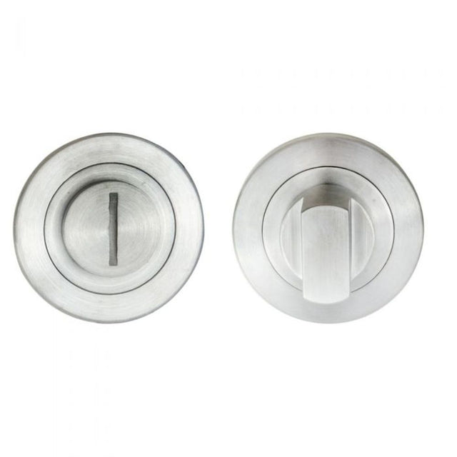 This is an image of Eurospec - Steelworx 316 Turn and Release - Satin Stainless Steel available to order from T.H Wiggans Architectural Ironmongery in Kendal, quick delivery and discounted prices.