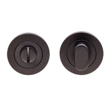 This is an image of Eurospec - Steelworx SWL Thumbturn - Matt Black available to order from T.H Wiggans Architectural Ironmongery in Kendal, quick delivery and discounted prices.