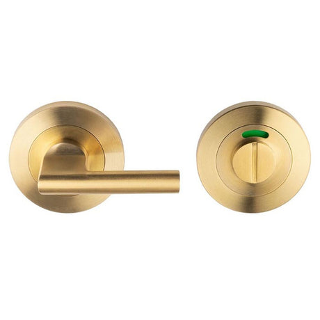 This is an image of Carlisle Brass - Steelworx SWL Disabled Thumbturn - Satin PVD available to order from T.H Wiggans Architectural Ironmongery in Kendal, quick delivery and discounted prices.