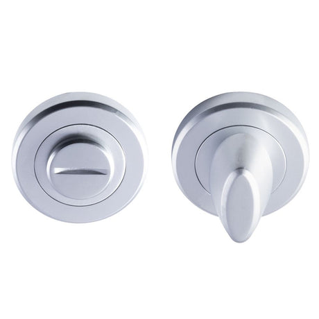 This is an image of Serozzetta - Turn and Release - Satin Chrome available to order from T.H Wiggans Architectural Ironmongery in Kendal, quick delivery and discounted prices.