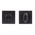 This is an image of Carlisle Brass - Serozzetta Square Turn and Release - Matt Black available to order from T.H Wiggans Architectural Ironmongery in Kendal, quick delivery and discounted prices.