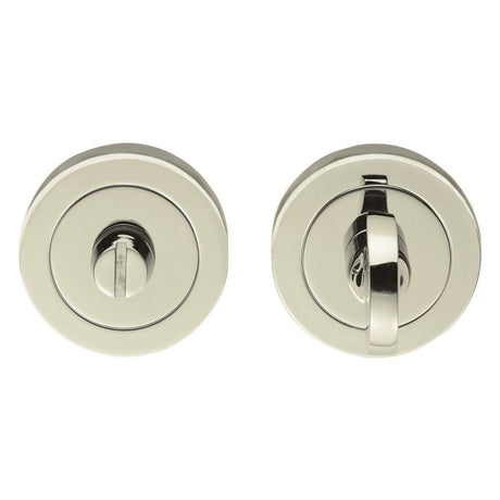 This is an image of Serozzetta - Turn and Release - Polished Nickel available to order from T.H Wiggans Architectural Ironmongery in Kendal, quick delivery and discounted prices.
