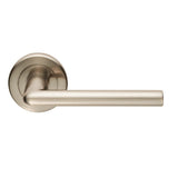 This is an image of Serozzetta - Dieci Lever on Rose Satin Nickel - Satin Nickel available to order from T.H Wiggans Architectural Ironmongery in Kendal, quick delivery and discounted prices.