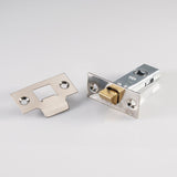 This is an image of a Carlisle Brass - Tubular Latch 64mm - Nickel Plate that is availble to order from T.H Wiggans Architectural Ironmongery in Kendal.