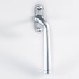 This is an image of a Carlisle Brass - Cranked Locking Espagnolette Handle R/H - Satin Chrome that is availble to order from T.H Wiggans Architectural Ironmongery in Kendal in Kendal.