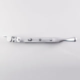 This is an image of a Carlisle Brass - Bulb End Casement Stay - Satin Chrome that is availble to order from T.H Wiggans Architectural Ironmongery in Kendal in Kendal.