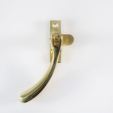 This is an image of a Carlisle Brass - Bulb End Casement Fastener - Polished Brass that is availble to order from T.H Wiggans Architectural Ironmongery in Kendal in Kendal.